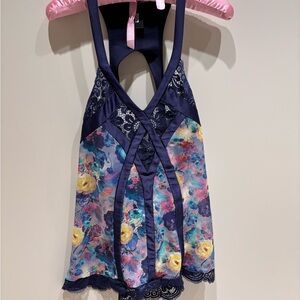 Pleasure state couture night gown lingerie s lace floral